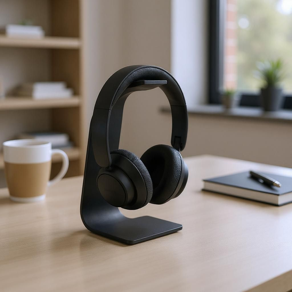 Support casque audio minimaliste