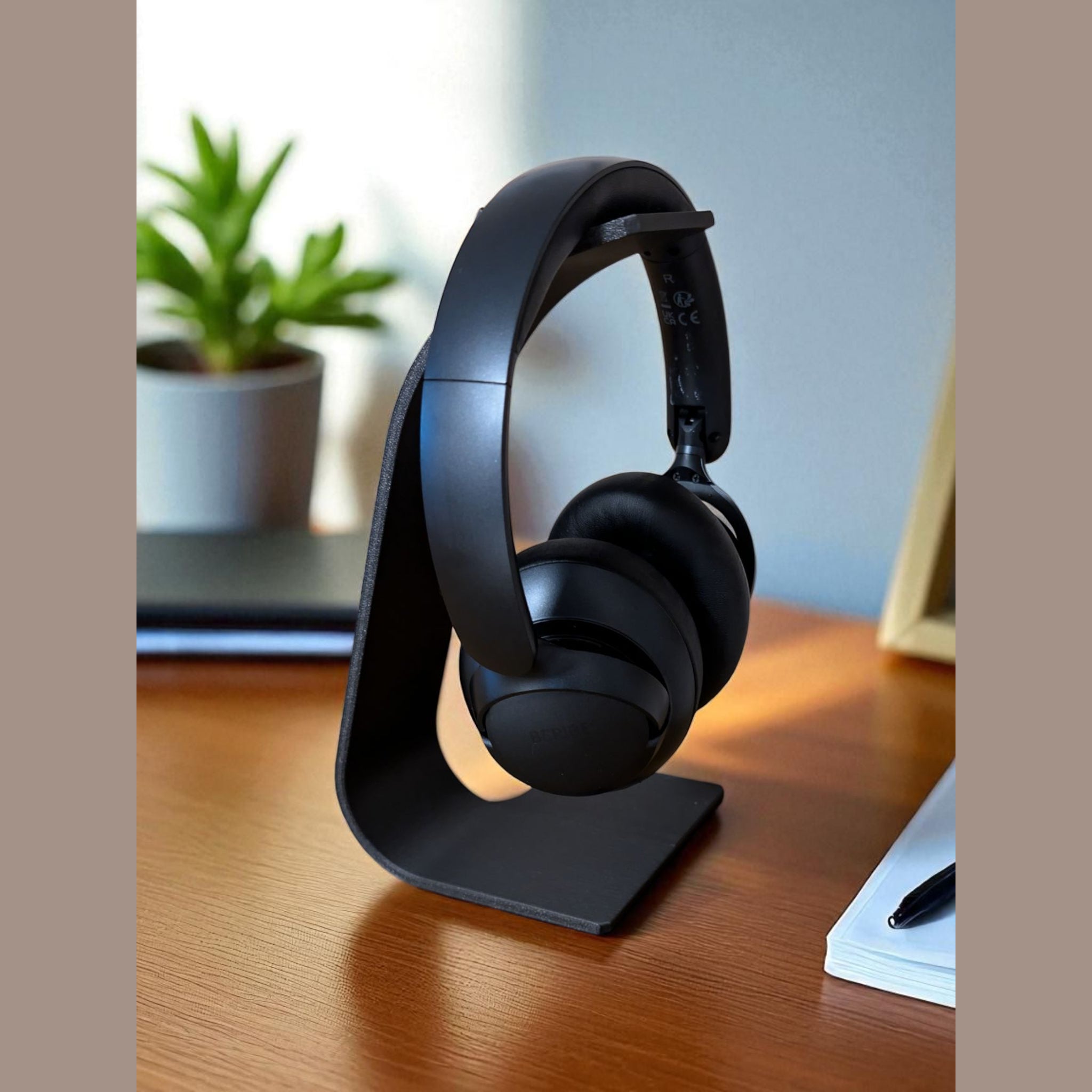 Support casque audio minimaliste