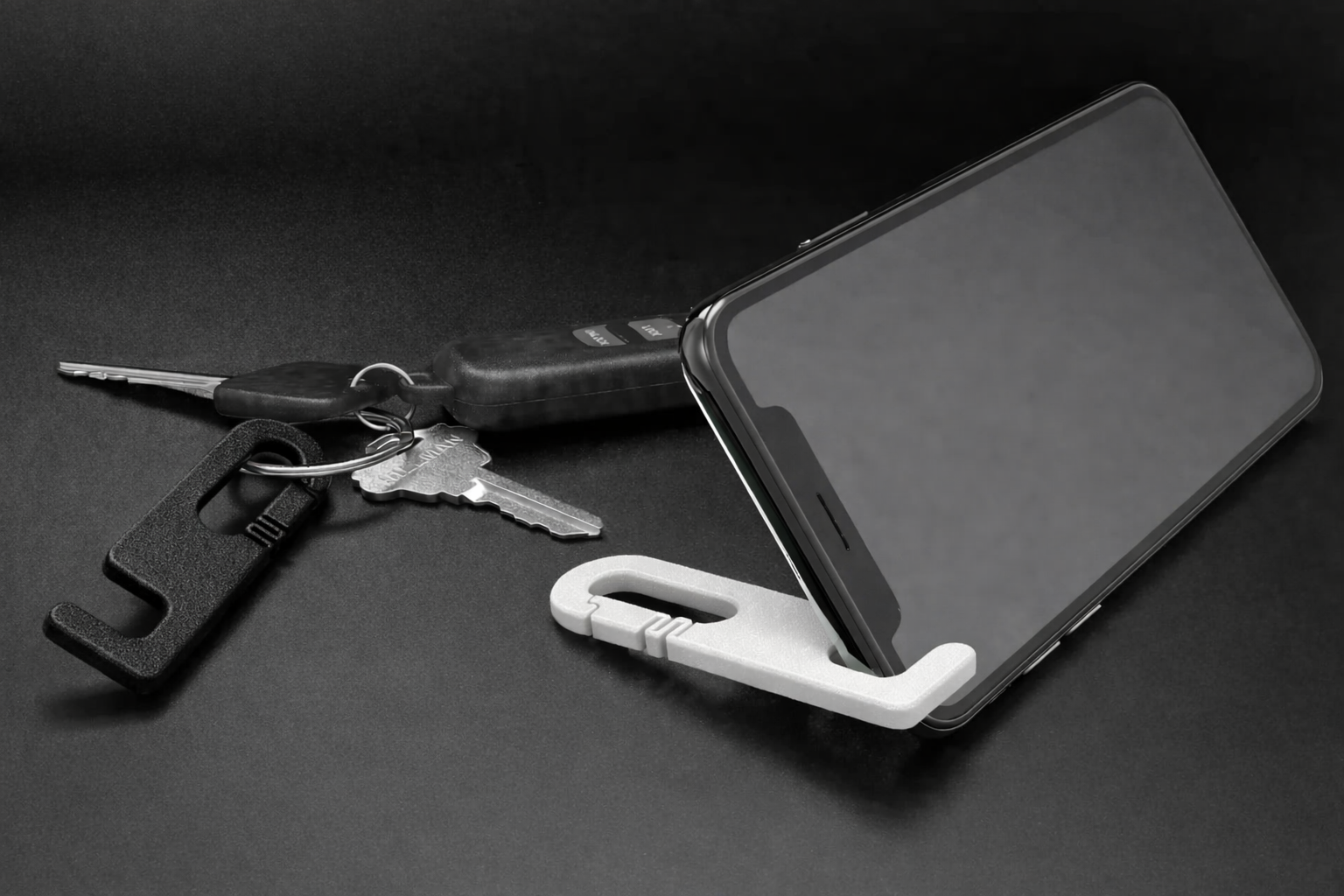 Porte-clés support de téléphone